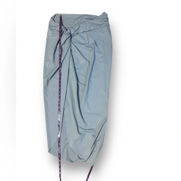 SKIMS Recycled Swim Sarong Skirt Chrome Size XL Stretch - Picture 6 of 10